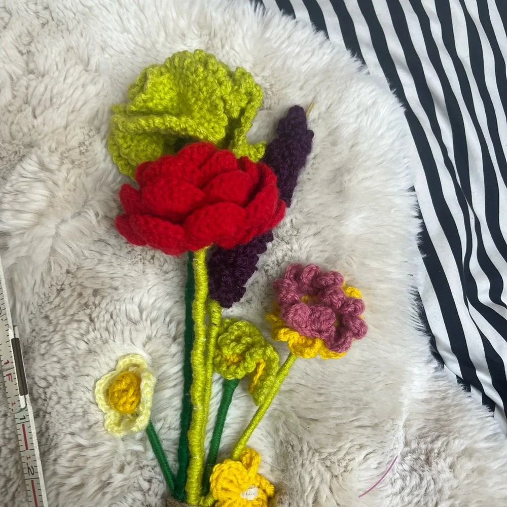 Vibrant Faux Floral Bouquet